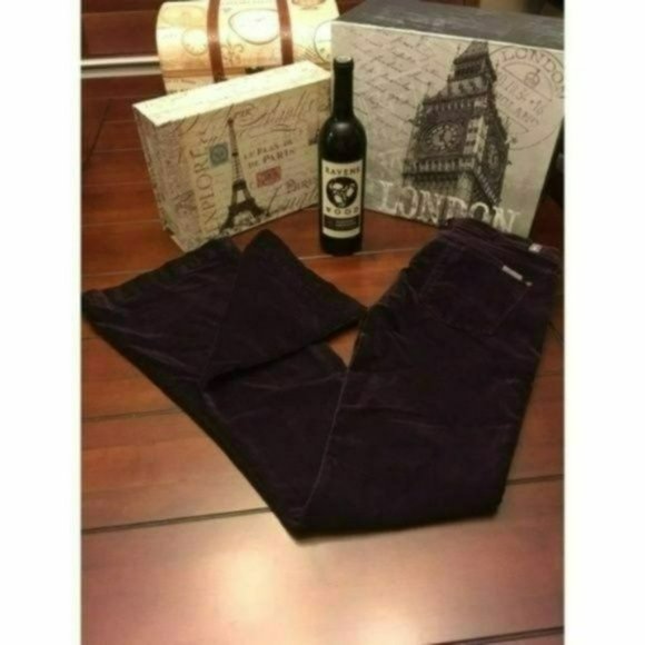 7 For All Mankind Denim - 7 for All Mankind Mankind Velvet Flare Purple , Size 28